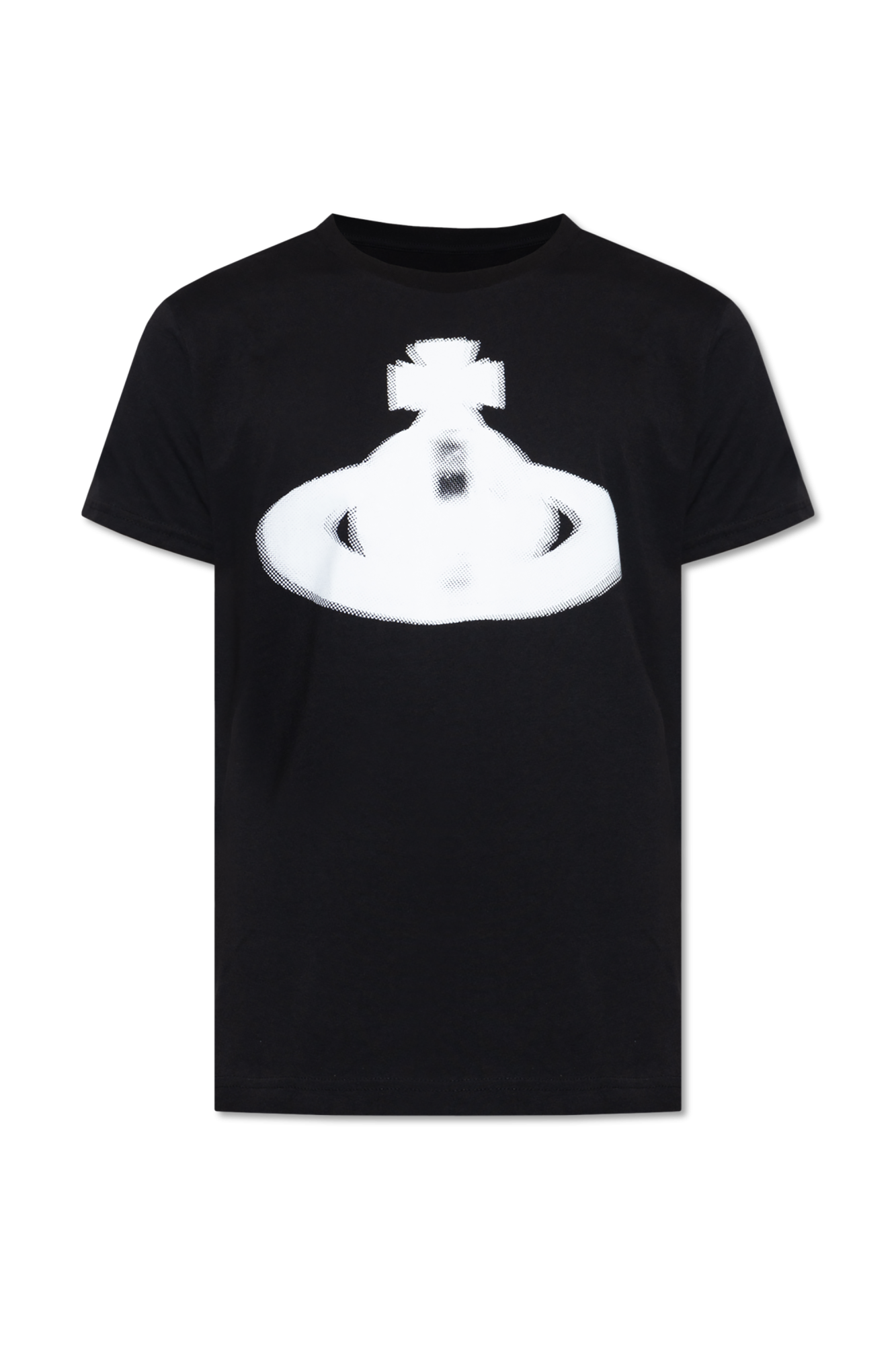 Tシャツ・カットソー Vivienne Westwood T-SHIRT WITH LOGO (3G01000G_J004OA401) White T-shirt with logo Vivienne Westwood - Vitkac Italy